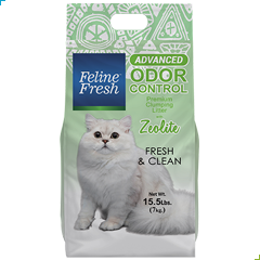 Feline Fresh Cat Litter Advanced Odor Control w/ Zeolite – Fresh & Clean 7kg