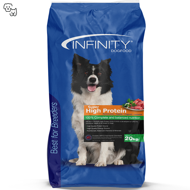 infinity pet discount dog food super high protein dry 20kg petdiscount