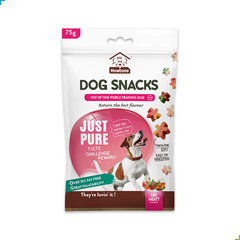 Howbone Just Pure Dog Snacks – Mix Meaty (Star Bites) 75g