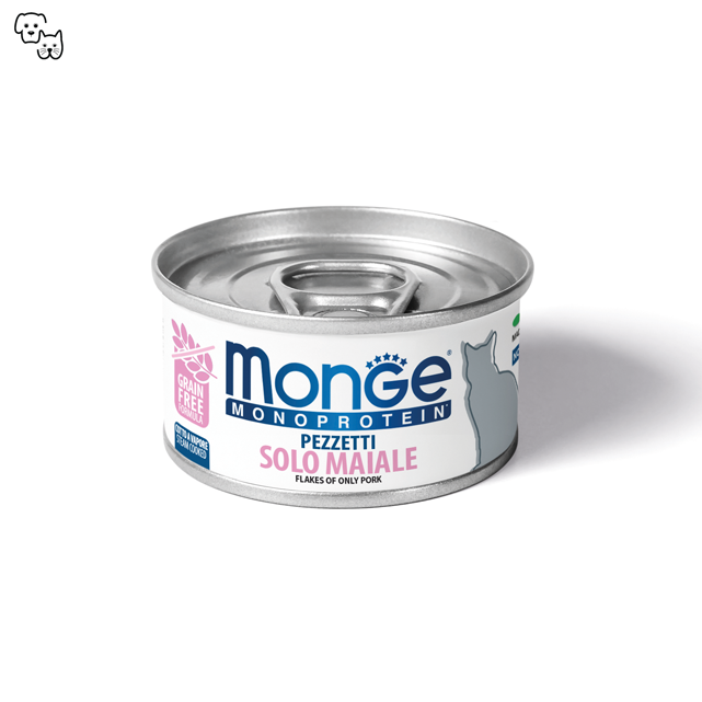 monge monoprotein flakes cat wet food solo pork pet discount petdiscount superpremum grain free 