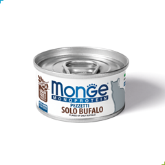 Monge Monoprotein Flakes Wet Cat Food – Solo Buffalo 80g