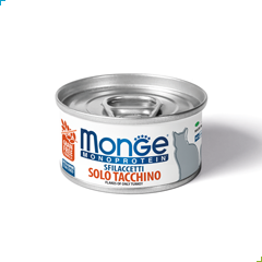 Monge Monoprotein Flakes Wet Cat Food – Solo Turkey 80g