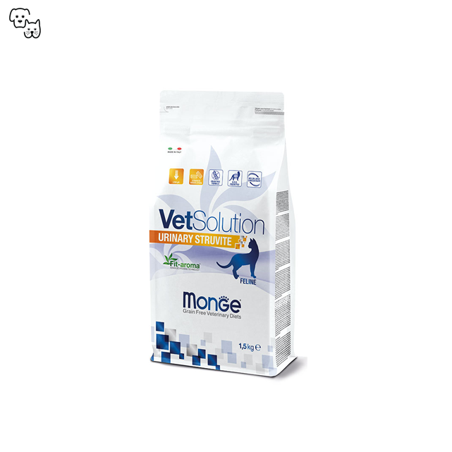 vetsolution vet solution cat dry food prescription veterinary diet urinary struvite pet discount petdiscount monge feline