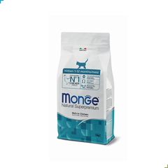 monge natural superpremium super premium kitten dry cat food kibble chicken petdiscount pet discount
