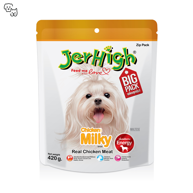 jerhigh dog treat treats big pack chicken milky petdiscount pet discount adult puppy 