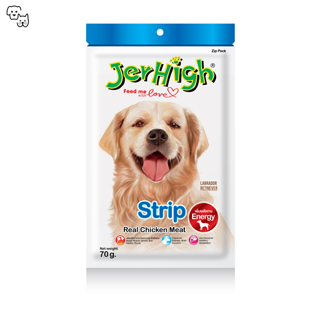 jerhigh dog treat treats chicken strip petdiscount pet discount adult puppy stick 
