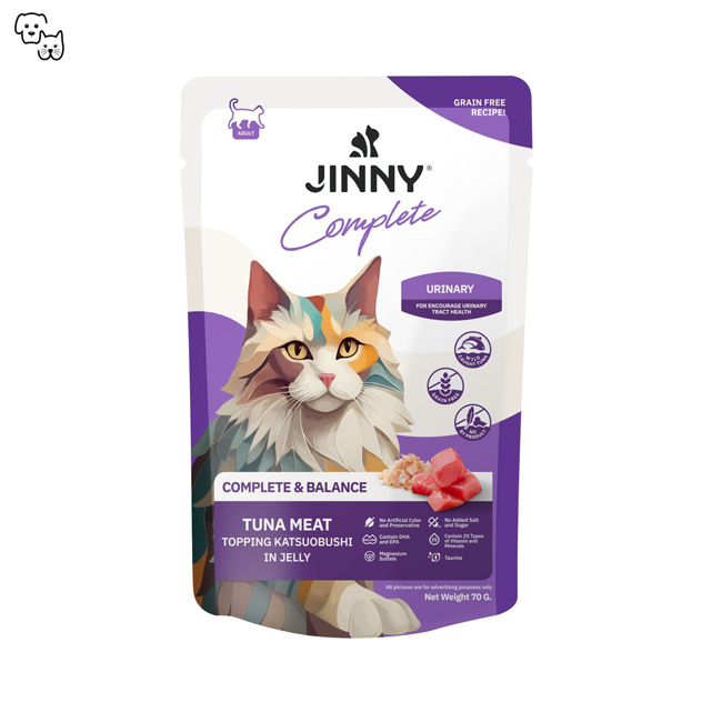 jinny wet cat food complete urinary tuna katsuobushi jelly pet discount petdiscount