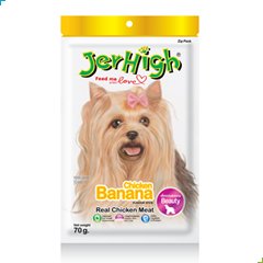 Jerhigh Dog Treat Beauty Formula – Banana 70g