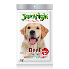 Jerhigh Dog Treat Energy Formula – Beef 70g