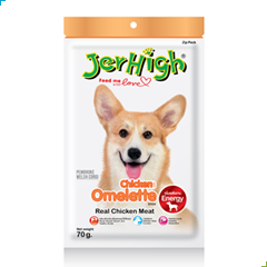 Jerhigh Dog Treat Energy Formula – Omelette 70g