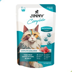 jinny wet cat food complete multivitamins tuna mackerel jelly pet discount petdiscount