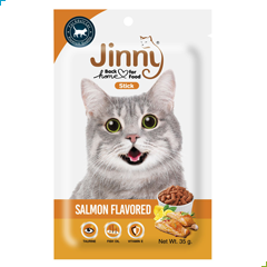 jinny cat treat treats stick salmon flavored jerhigh pet discount petdiscount
